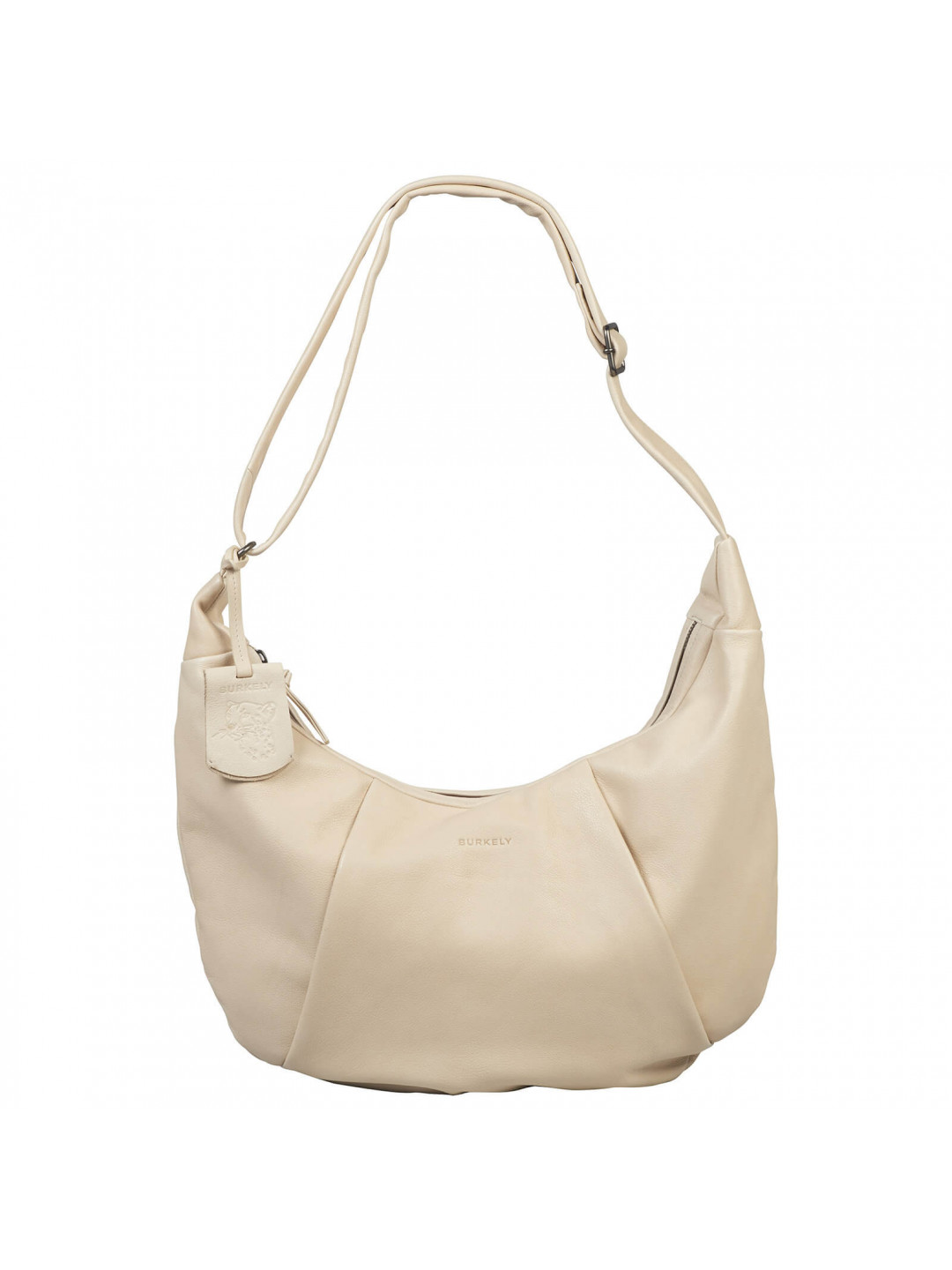 Dámská kožená kabelka přes rameno Burkely Amalea – krémová